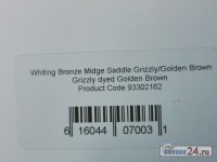 Седло петуха WHITING, градация Bronze Midge, цвет Grizzly Golden Brown